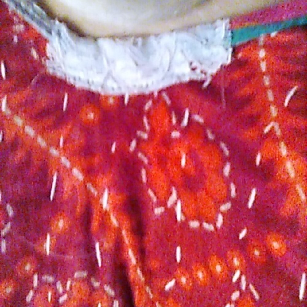 Kantha "Free Spirit" Long Kimono Reversible XL & Under Peacocks Handmade New - Picture 16 of 16